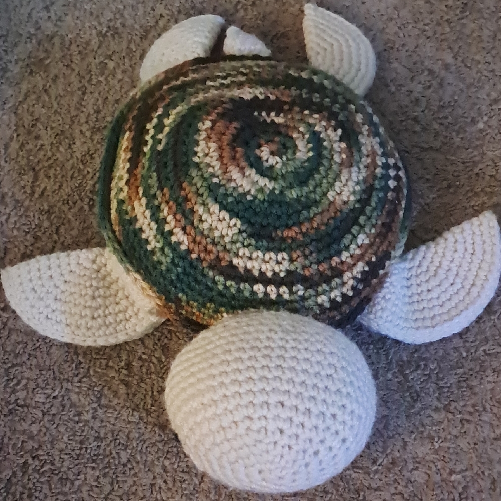 Handmade Crochet Turtle Plush